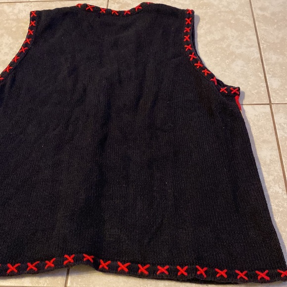 Basic Editions Holiday women's Christmas vest XL. Multicolored. - Picture 15 of 16